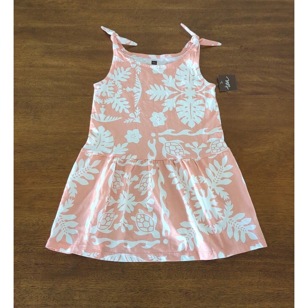 Tea collection A taste of Aloha Polynesian inspired print Dress size 4 NEW W TAG